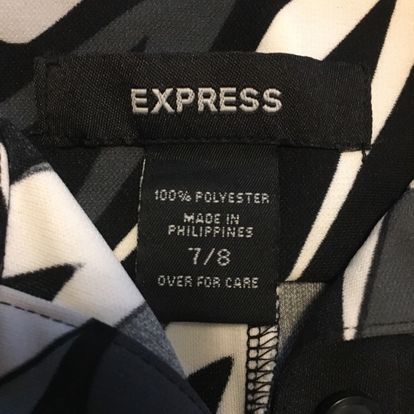 Amazing vintage mod Express button down dress - Picture 4 of 4